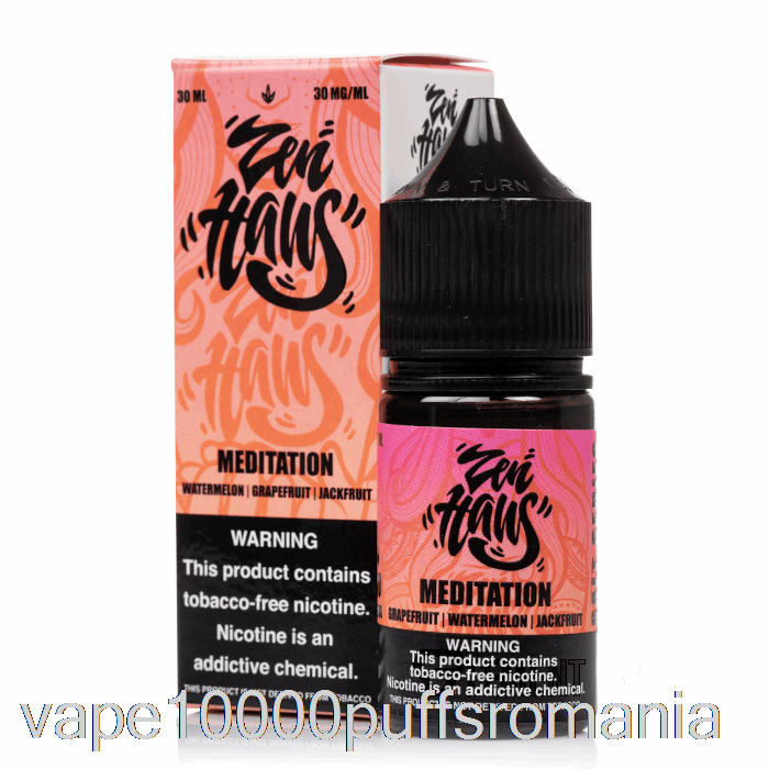 Vape Romania Meditation - Saruri Zen Haus - 30ml 30mg